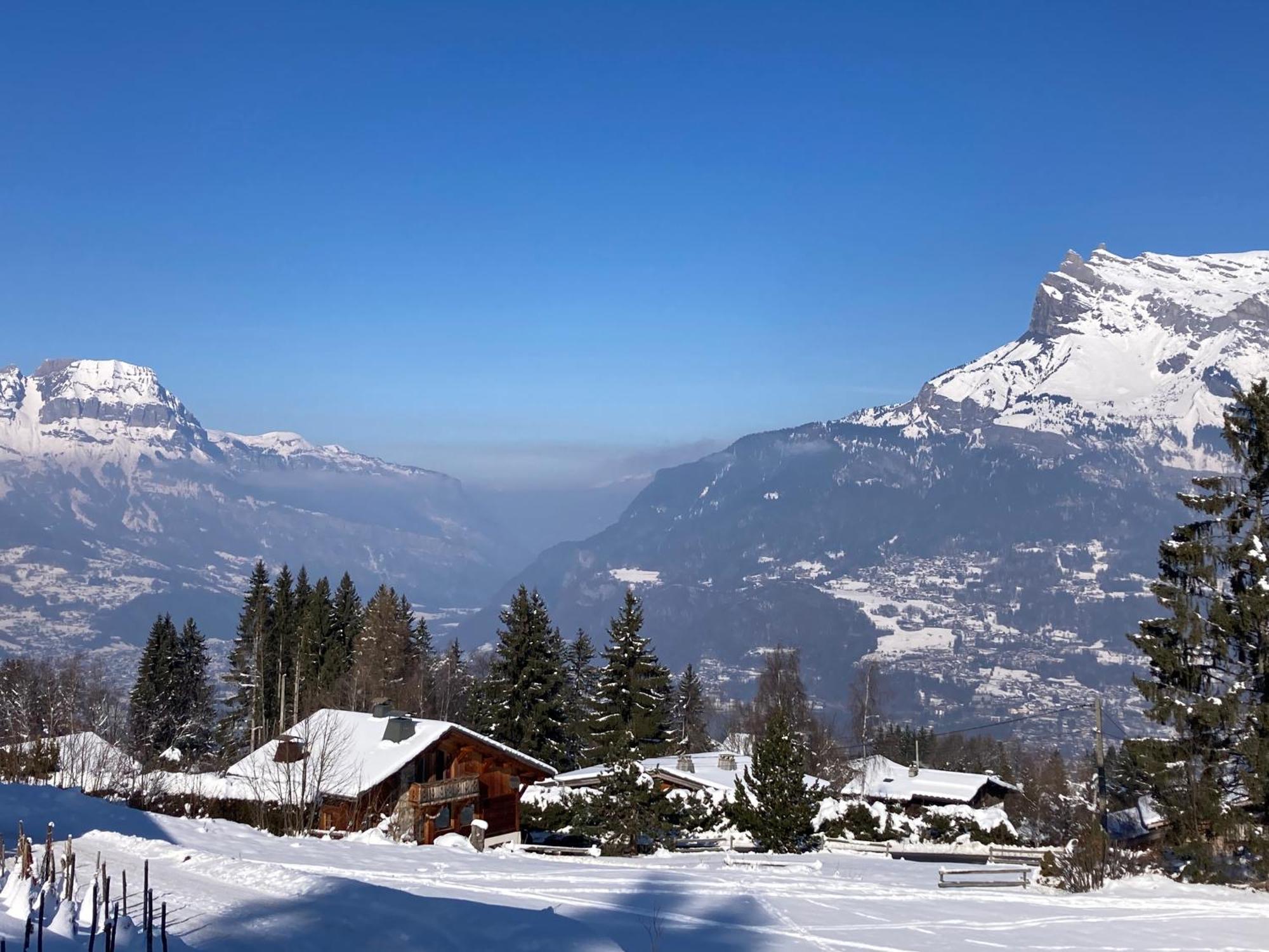 Ferienwohnung Marie Mont Blanc Vue Mont Blanc Saint-Gervais-les-Bains Exterior foto