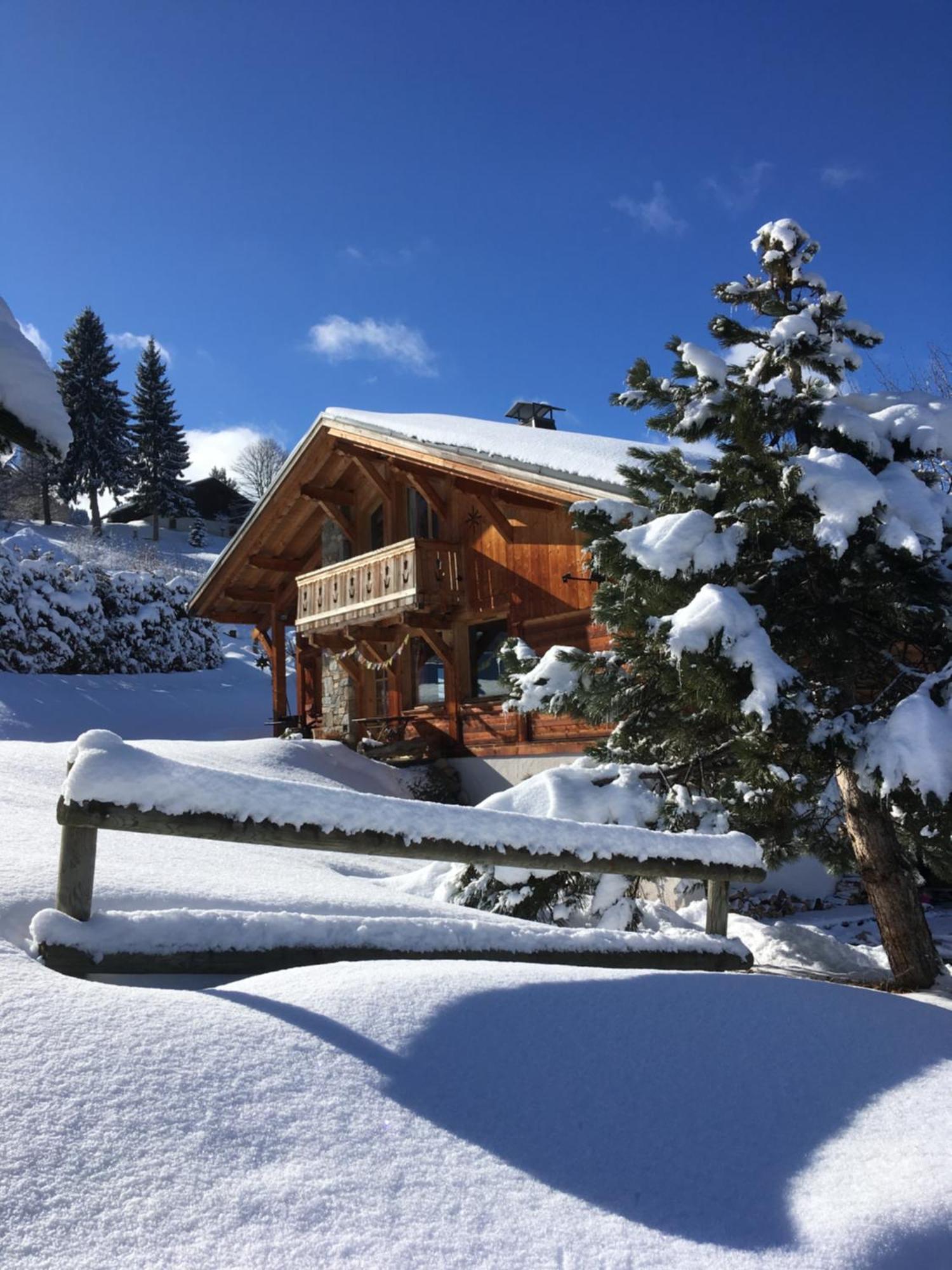 Ferienwohnung Marie Mont Blanc Vue Mont Blanc Saint-Gervais-les-Bains Exterior foto