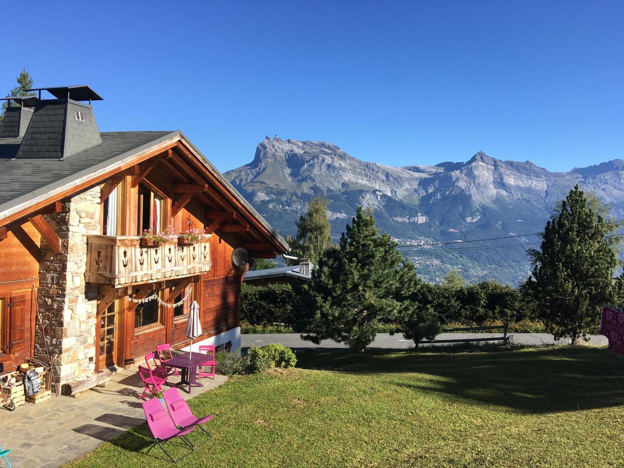 Ferienwohnung Marie Mont Blanc Vue Mont Blanc Saint-Gervais-les-Bains Exterior foto