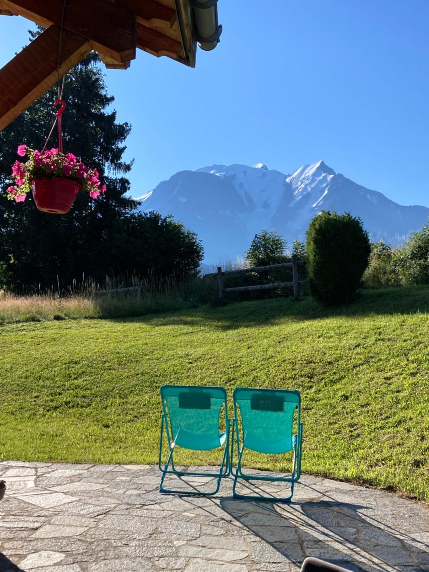 Ferienwohnung Marie Mont Blanc Vue Mont Blanc Saint-Gervais-les-Bains Exterior foto