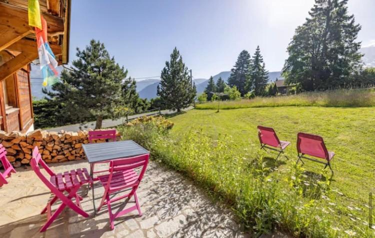 Ferienwohnung Marie Mont Blanc Vue Mont Blanc Saint-Gervais-les-Bains Exterior foto