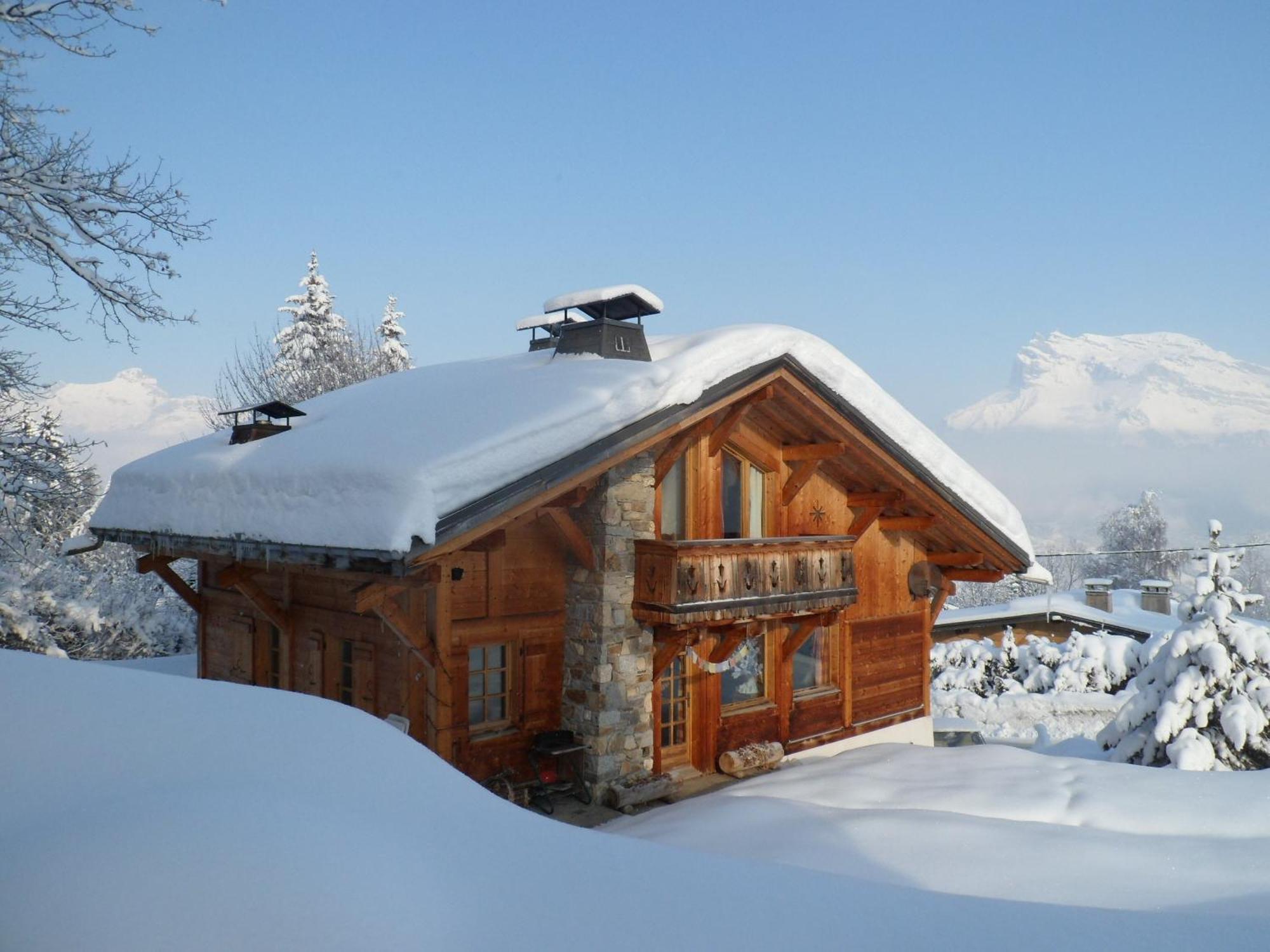 Ferienwohnung Marie Mont Blanc Vue Mont Blanc Saint-Gervais-les-Bains Exterior foto