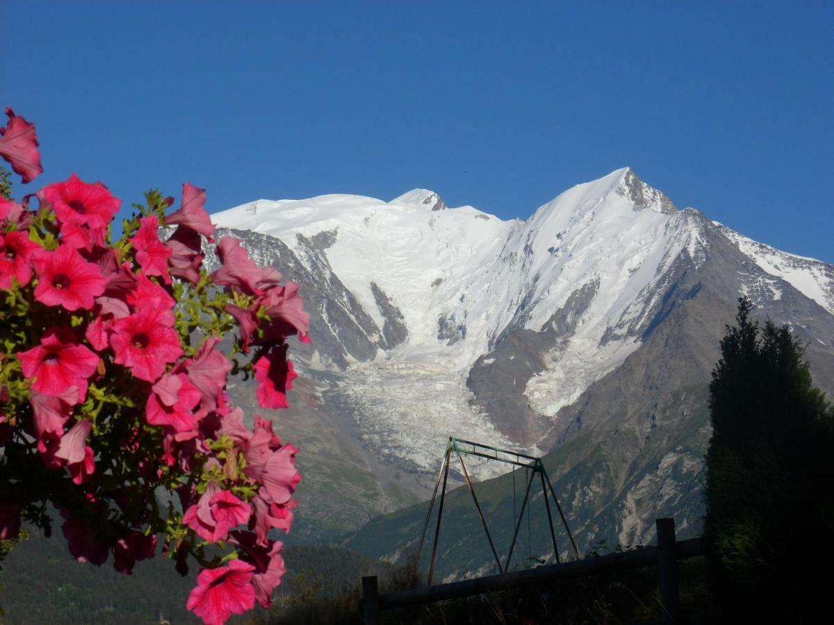 Ferienwohnung Marie Mont Blanc Vue Mont Blanc Saint-Gervais-les-Bains Exterior foto