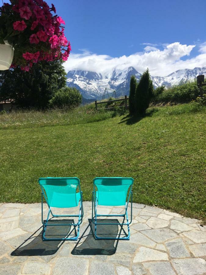 Ferienwohnung Marie Mont Blanc Vue Mont Blanc Saint-Gervais-les-Bains Exterior foto